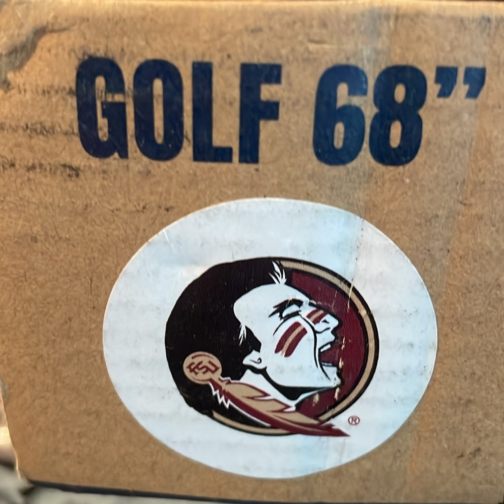 New Weatherman Florida State Seminoles 68” Golf Umbrella - Picture 6 of 6